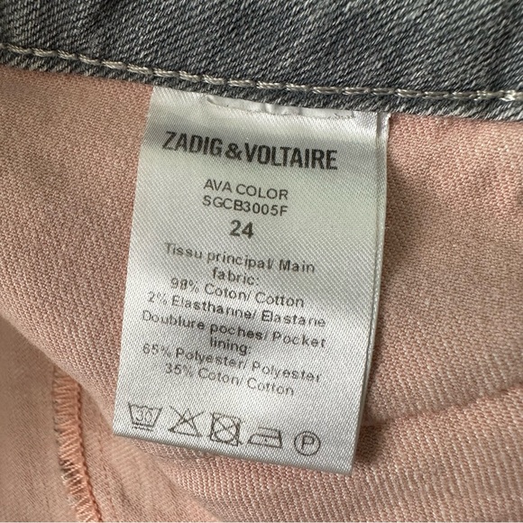 Zadig and Voltair ava color jeans light gray - Picture 8 of 11